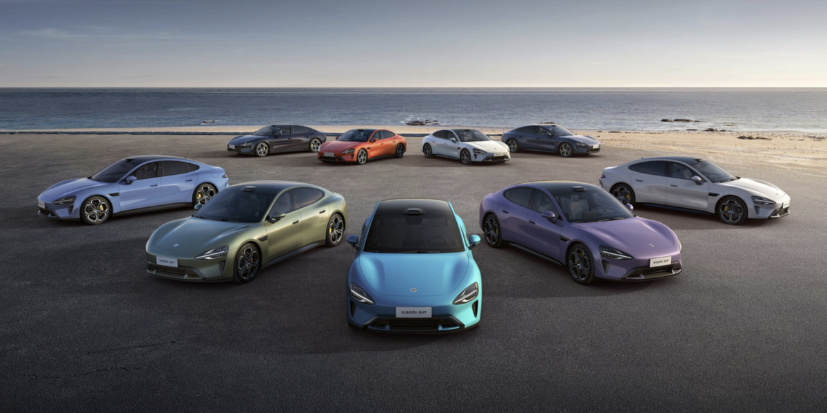 مبيعات شاومي من سيارتها الكهربائية Xiaomi SU7 تصل إلى 100 ألف وحدة