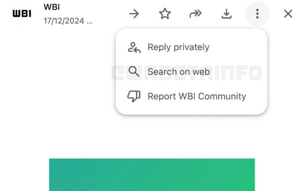 البحث العكسي في واتساب ويب
