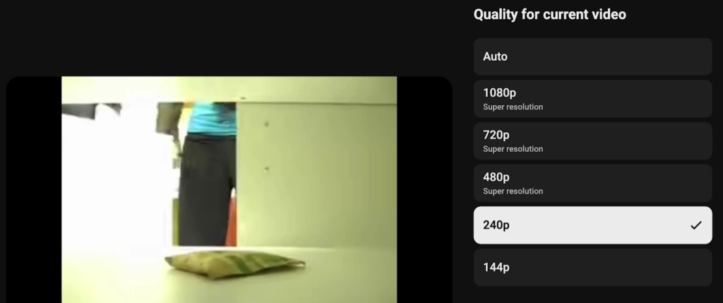 تحسين جودة الفيديوهات على يوتيوب