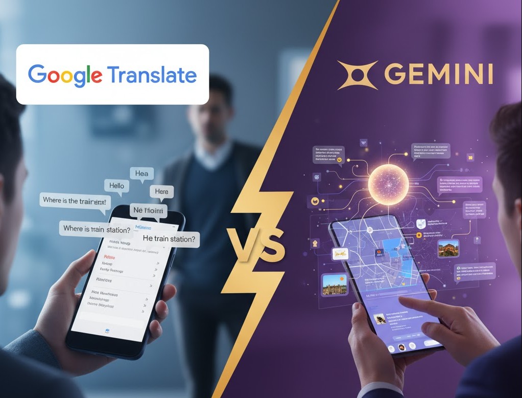 ترجمة جوجل مدعومة الآن بالذكاء الاصطناعي Gemini
