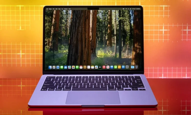 إضاءة دائرية macOS