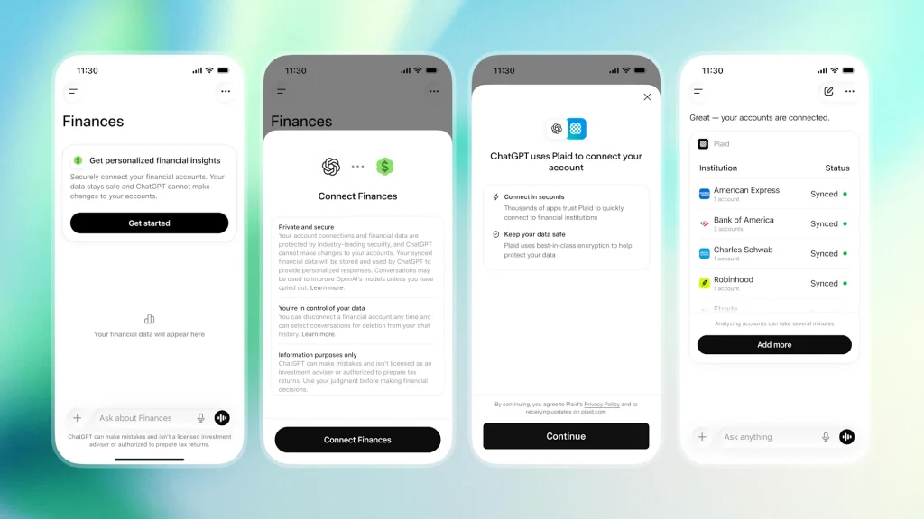 شركة OpenAI تحول ChatGPT إلى مستشار مالي شخصي لإدارة أموالك