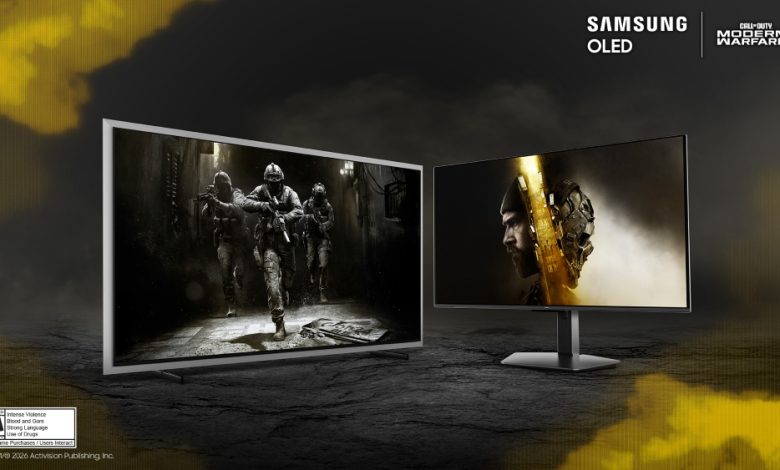شراكة بين سامسونج ولعبة Call of Duty