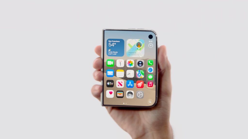 مؤتمر آبل – الإعلان رسميًا عن أول آيفون قابل للطي iPhone Duo