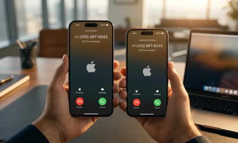 ميزة iPhone Handoff