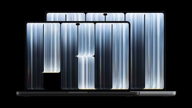 آبل تُطلق أول MacBook Pro بشاشة OLED تعمل باللمس وشعار مضيء في الخلف