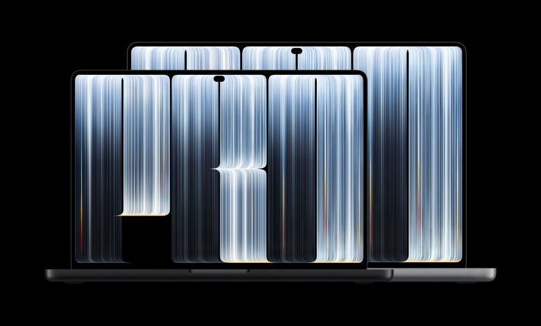 آبل تُطلق أول MacBook Pro بشاشة OLED تعمل باللمس وشعار مضيء في الخلف