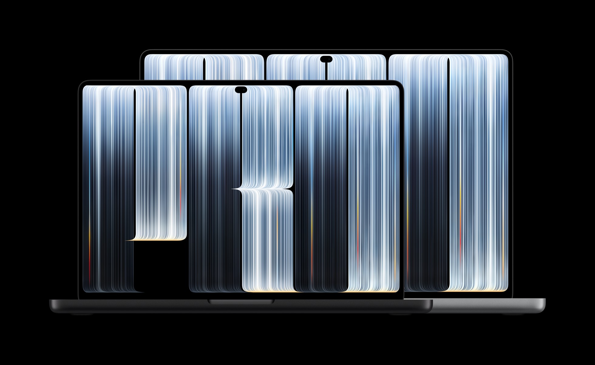آبل تُطلق أول MacBook Pro بشاشة OLED تعمل باللمس وشعار مضيء في الخلف