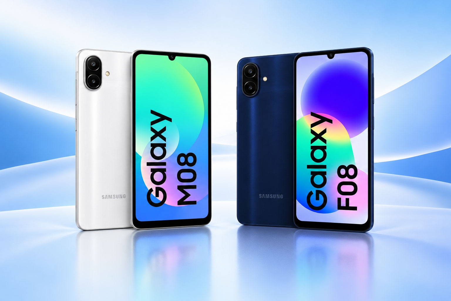 سامسونج تكشف رسميًا عن هاتفيها الاقتصاديين Galaxy M08 و Galaxy F08