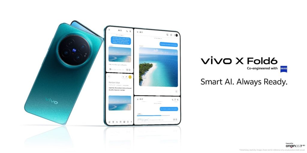 هاتف فيفو القابل للطي vivo X Fold6 يصل عالميًا بمواصفات قوية وذكاء اصطناعي متطور